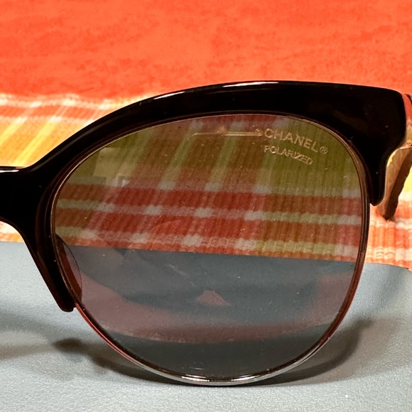 Chanel Denim Quilted Sunglasses Black - Picture 3 of 15